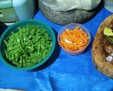 Foto langkah ke 1 dari resep Tumis buncis wortel telur with jagung.