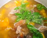 Hình bước làm 2 của món Canh Đu Đủ Hầm Giò Heo Rừng