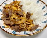 味噌牛肉蛋飯的食譜步驟8照片