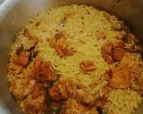 A picture of step 6 of Chicken biryani.