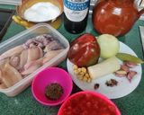 Foto del paso 1 de la receta Calamares en salsa de Pedro Jiménez 🍷🐙