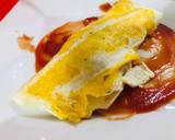 Two tone french omelette with potato filling recipe step 5 photo