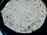 Spicy sprout moong parantha