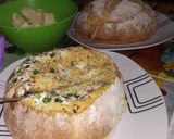 Foto del paso 5 de la receta: Pan Italiano con relleno de Humita y Calabresa Ahumada