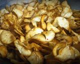 Foto langkah ke 5 dari resep Kripik Singkong Pedas Manis.