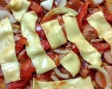 Foto langkah ke 6 dari resep Pizza Roti Tawar Teflon.