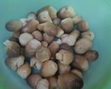 Hình bước làm 1 của món Canh Mồng Tơi (Chay)