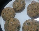 A picture of step 3 of Green Moong Oats Tikki.