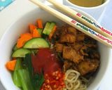 Foto langkah ke 4 dari resep Mie Ayam Jamur (#postingrame2_mie).