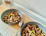 Foto del paso 5 de la receta: Ensalada de lentejas con ahumados y altramuces
