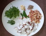 A picture of step 1 of Coconut & Peanut Chutney.