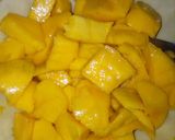 A picture of step 1 of Mango juice.