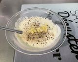 Une image de l'étape 8 de Sauce au yaourt, menthe, citron et ail.