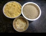 A picture of step 1 of Motichur Laddu.