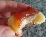 Foto del paso 4 de la receta: 🍪🥥🍓Pepas de coco con dulce de leche y dulce de frutilla en la flip