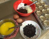 Foto langkah ke 1 dari resep Muffin coklat (tanpa mixer).