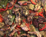 Foto del paso 5 de la receta: Conejo con pimientos y setas
