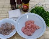 Foto langkah ke 1 dari resep 43. Kulit pangsit isi ayam dan udang.