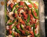 Foto del paso 8 de la receta: Pizza de brócoli - chorizo y jamón