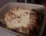 A picture of step 3 of Sig's pointed cabbage bake.