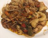 Foto del paso 7 de la receta: Guisito de fideos con pollo y verduras agridulce