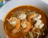 Foto langkah ke 5 dari resep Laksa Udang ala Mami Ink.