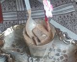 A picture of step 3 of Chocolatypie shake.