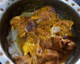 A picture of step 1 of Nagpuri special spicy saoji masala mutton.