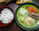 Foto langkah ke 1 dari resep Bola2 nasi aka kroket nasi crispy.