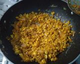 A picture of step 5 of Charu and Onion Egg masala.