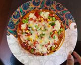 A picture of step 11 of Thin crust pan pizza 🍕.