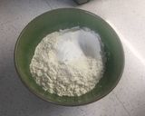 A picture of step 3 of Vanilla madeleines.