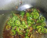 A picture of step 7 of Karele chane ki daal.