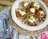 Foto del paso 4 de la receta: Champiñones rellenos de jamón serrano y queso añejo (sin lactosa)