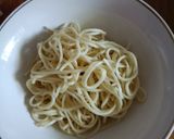 Foto langkah ke 7 dari resep Mie Kuah Ayam Labu Siam.