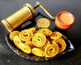 A picture of step 5 of Jowar Bajra Mix Flour Kasoori Methi Chakli Diabetic-Friendly Gluten Free Sorghum Pearl Millet Snack.
