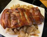 Bőrös malacsült recept fázis 2 fotója