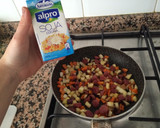 Foto del paso 5 de la receta: Nidos de pasta diferentes: con fuet, verduras y soja 