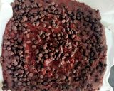 A picture of step 5 of Double Chocolate Eggless brownie 🤎.