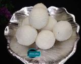 A picture of step 2 of Coconut laddo.