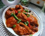 Gambar langkah 10 resipi Ayam Masak Merah Berempah.