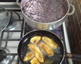 Foto del paso 1 de la receta: Arroz con Guandu y coco. Bistec encebollado y tajada