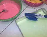 Foto langkah ke 3 dari resep Bolu kukus rainbow.