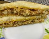 A picture of step 4 of Paneer masala sandwich 🥪.