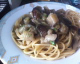 Foto del paso 3 de la receta: Espaguetis con salsa blanca de berenjena