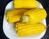 A picture of step 1 of Boiled corn masala.