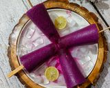 A picture of step 8 of Jamun Popsicle.
