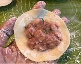 A picture of step 3 of Pork and Cabbage Dumplings (Shuijiao) + How to Cook Dumplings.