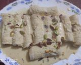 A picture of step 3 of Instant Bread Malai Roll.