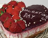 Pas rețetă Cheesecake Valentine's Day 7 fotografie
